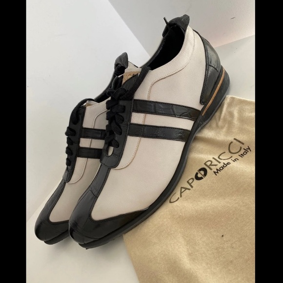 CAPORICCI 9412 Alligator trim Sneakers
